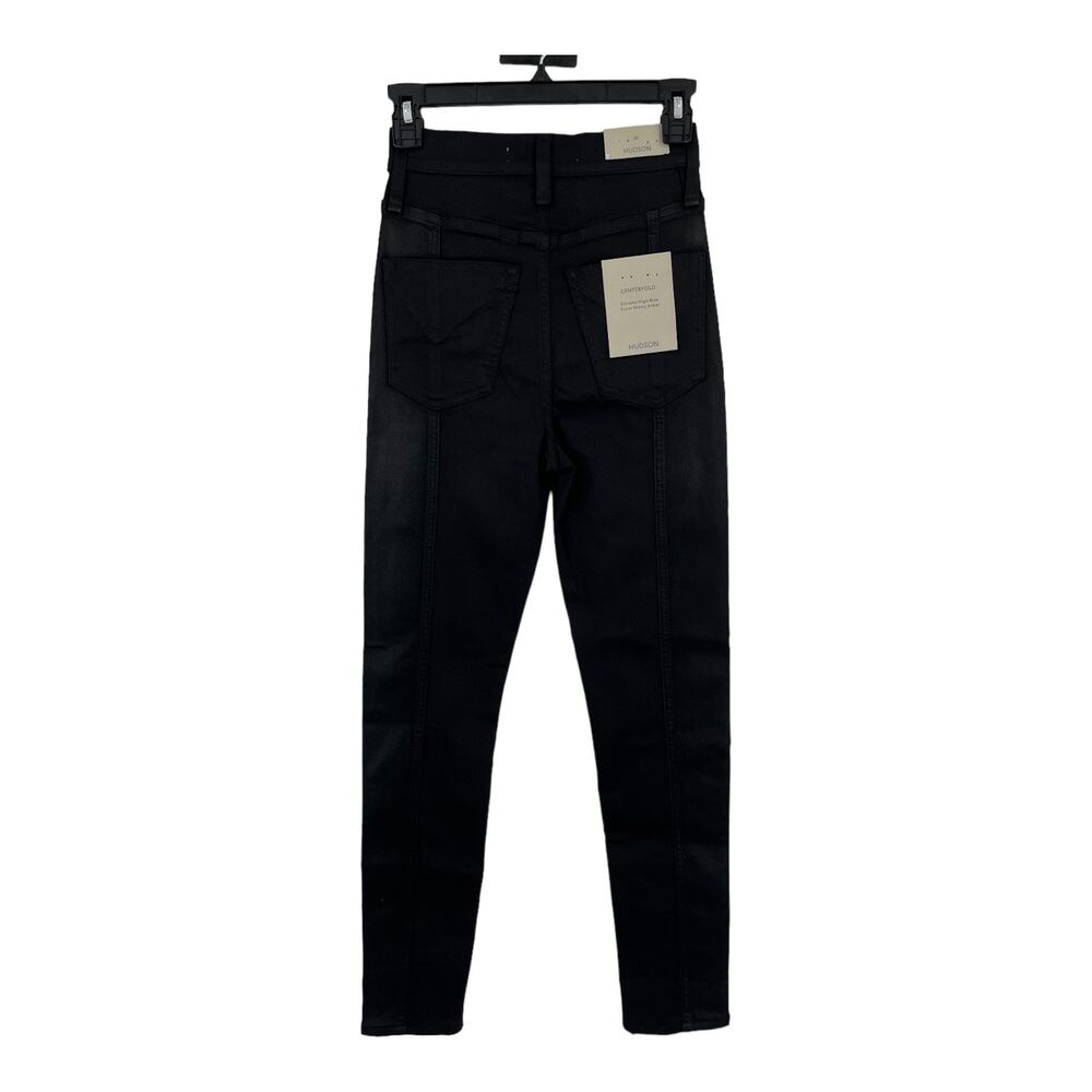 Hudson jeans black Centerfold Extreme high rise super skinny size 25 - Picture 4 of 7
